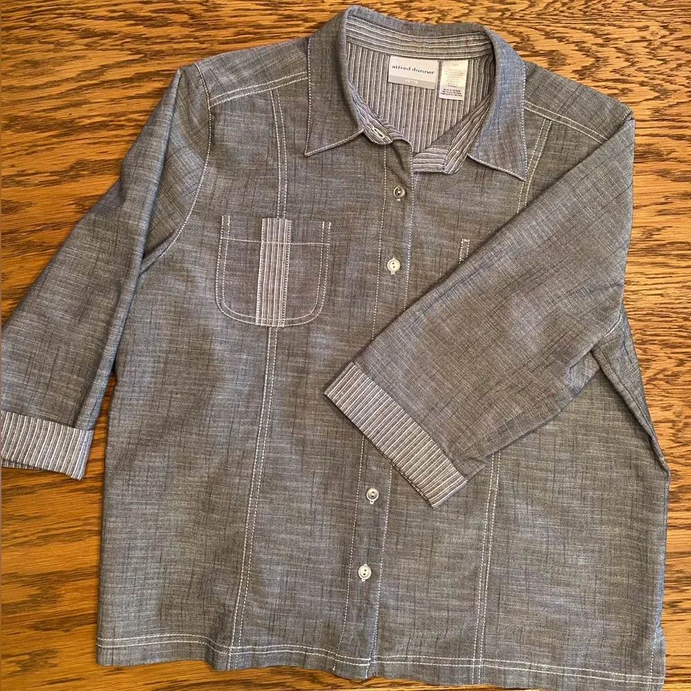 Quality Alfred Dunner Top Size 16P - Picture 3 of 11